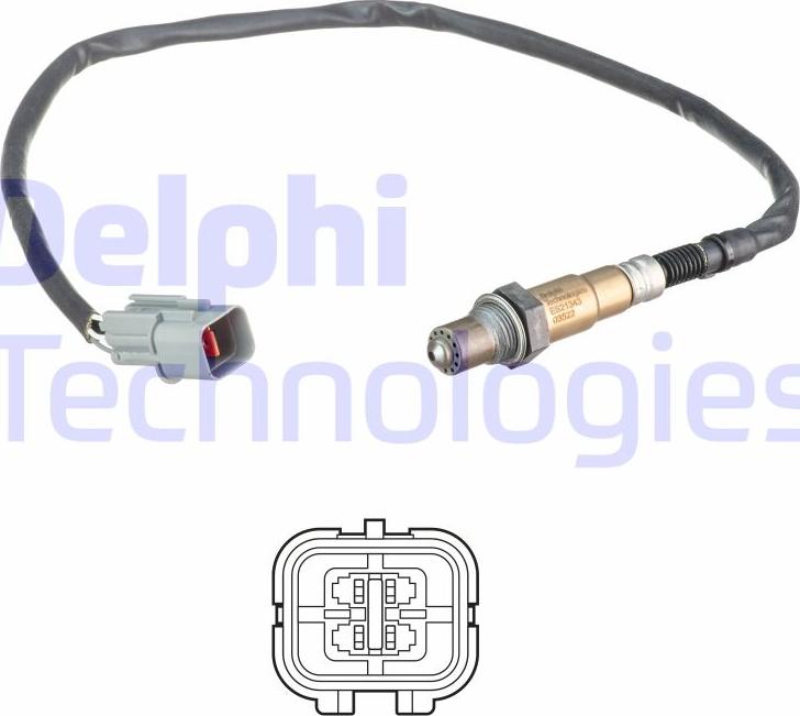 Delphi ES21343-12B1 - Sonda lambda autozon.pro