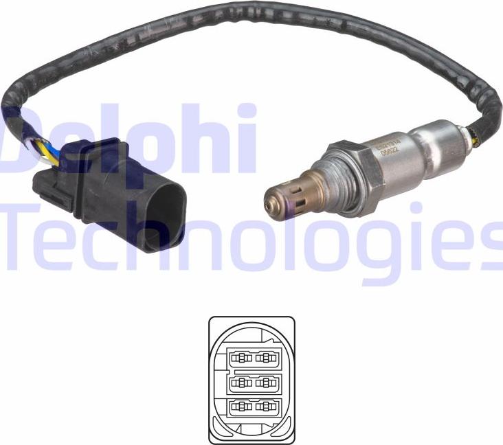 Delphi ES21314-12B1 - Sonda lambda autozon.pro