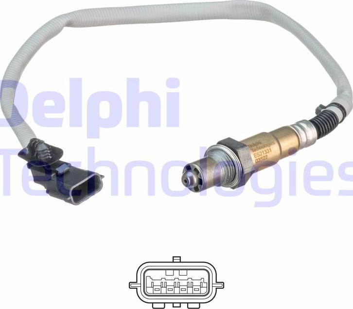 Delphi ES21331-12B1 - Sonda lambda autozon.pro