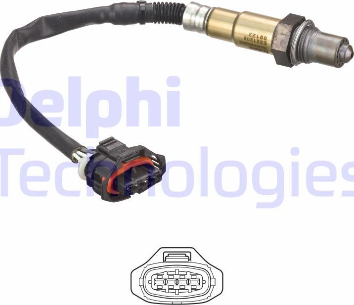 Delphi ES21208-12B1 - Sonda lambda autozon.pro