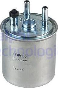 Delphi HDF663 - Filtro carburante autozon.pro