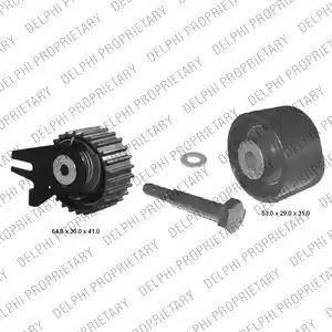 Delphi KDB457 - Kit cinghie dentate autozon.pro