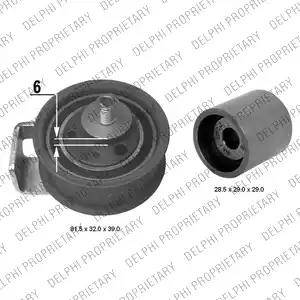 Delphi KDB404 - Kit cinghie dentate autozon.pro