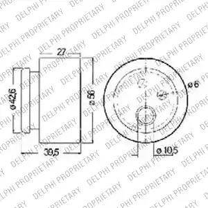 Delphi KDB163 - Kit cinghie dentate autozon.pro