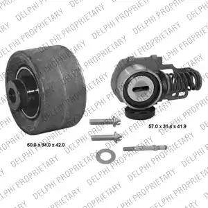 Delphi KDB119 - Kit cinghie dentate autozon.pro