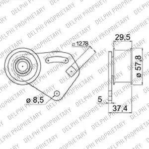 Delphi KDB181 - Kit cinghie dentate autozon.pro