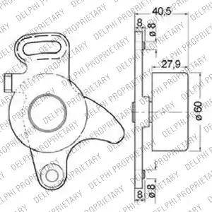 Delphi KDB133 - Kit cinghie dentate autozon.pro