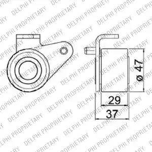 Delphi KDB178 - Kit cinghie dentate autozon.pro