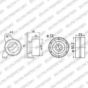 Delphi KDB245 - Kit cinghie dentate autozon.pro