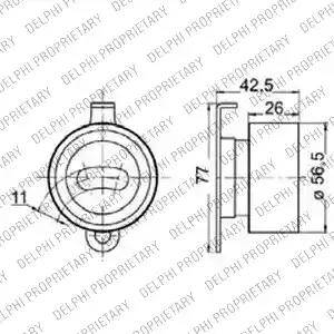 Delphi KDB239 - Kit cinghie dentate autozon.pro