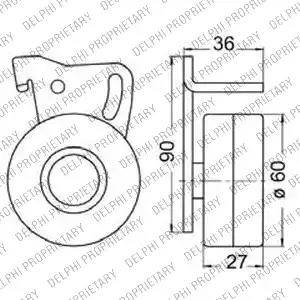 Delphi KDB236 - Kit cinghie dentate autozon.pro