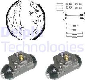 Delphi KP914 - Kit ganasce freno autozon.pro