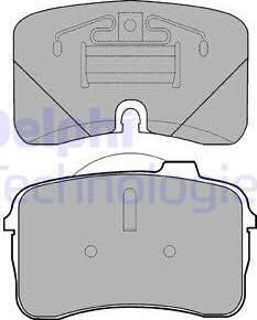 Delphi LP933 - Kit pastiglie freno, Freno a disco autozon.pro