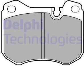 Delphi LP446 - Kit pastiglie freno, Freno a disco autozon.pro