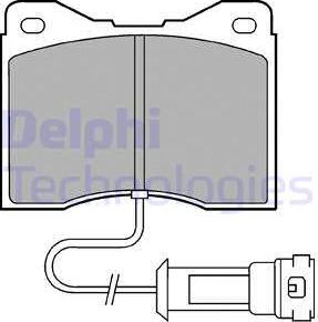 Delphi LP556 - Kit pastiglie freno, Freno a disco autozon.pro