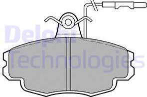 Delphi LP695 - Kit pastiglie freno, Freno a disco autozon.pro