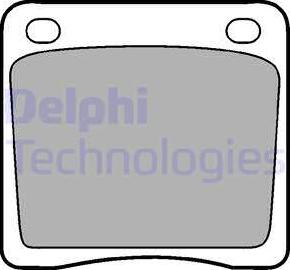 Delphi LP65 - Kit pastiglie freno, Freno a disco autozon.pro