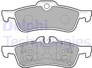 Delphi LP1912-18B1 - Kit pastiglie freno, Freno a disco autozon.pro