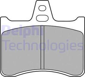 Delphi LP1426 - Kit pastiglie freno, Freno a disco autozon.pro