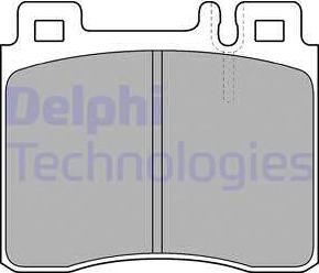 Delphi LP1538 - Kit pastiglie freno, Freno a disco autozon.pro