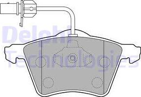 Delphi LP1529 - Kit pastiglie freno, Freno a disco autozon.pro