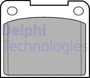 Delphi LP15 - Kit pastiglie freno, Freno a disco autozon.pro