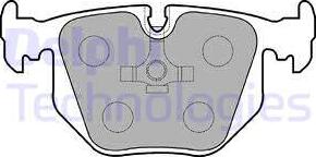 Delphi LP846 - Kit pastiglie freno, Freno a disco autozon.pro