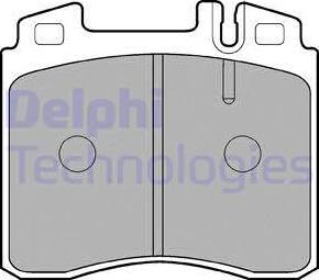 Delphi LP842 - Kit pastiglie freno, Freno a disco autozon.pro