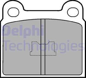 Delphi LP86 - Kit pastiglie freno, Freno a disco autozon.pro