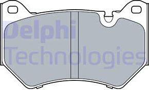 Delphi LP3511 - Kit pastiglie freno, Freno a disco autozon.pro