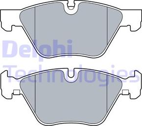 Delphi LP3534 - Kit pastiglie freno, Freno a disco autozon.pro