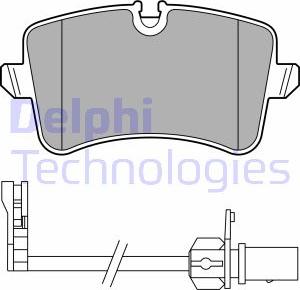 Delphi LP3681 - Kit pastiglie freno, Freno a disco autozon.pro