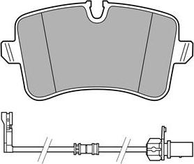 Delphi LP3625 - Kit pastiglie freno, Freno a disco autozon.pro