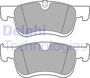 Delphi LP3675 - Kit pastiglie freno, Freno a disco autozon.pro