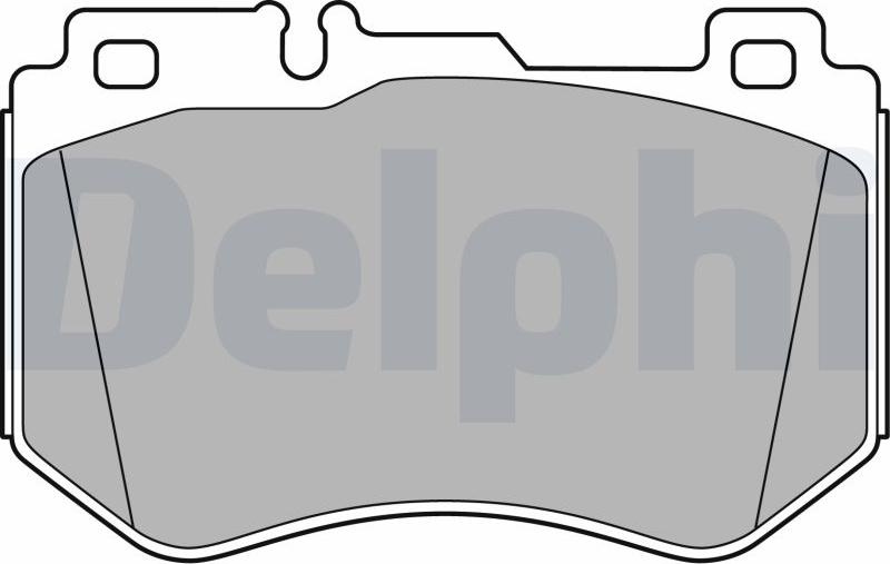 Delphi LP3137-17B1 - Kit pastiglie freno, Freno a disco autozon.pro