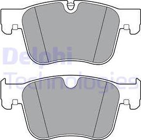 Delphi LP3384 - Kit pastiglie freno, Freno a disco autozon.pro