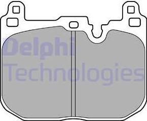 Delphi LP3259 - Kit pastiglie freno, Freno a disco autozon.pro