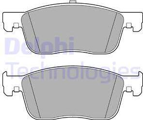 Delphi LP3260 - Kit pastiglie freno, Freno a disco autozon.pro