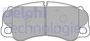 Delphi LP3233 - Kit pastiglie freno, Freno a disco autozon.pro