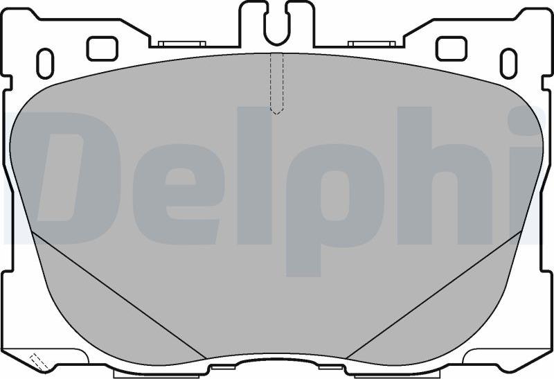 Delphi LP3276-17B1 - Kit pastiglie freno, Freno a disco autozon.pro