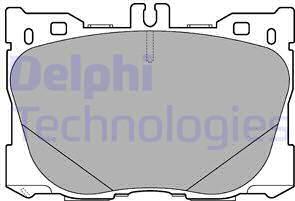 Delphi LP3276 - Kit pastiglie freno, Freno a disco autozon.pro