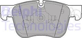 Delphi LP2690 - Kit pastiglie freno, Freno a disco autozon.pro