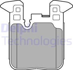 Delphi LP2660 - Kit pastiglie freno, Freno a disco autozon.pro