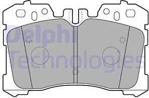 Delphi LP2213 - Kit pastiglie freno, Freno a disco autozon.pro