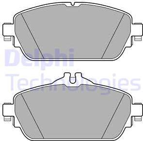 Delphi LP2764 - Kit pastiglie freno, Freno a disco autozon.pro