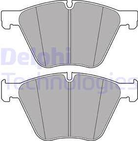 Delphi LP2707 - Kit pastiglie freno, Freno a disco autozon.pro