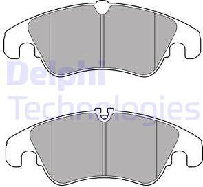 Delphi LP2715 - Kit pastiglie freno, Freno a disco autozon.pro