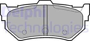 Delphi LP768 - Kit pastiglie freno, Freno a disco autozon.pro