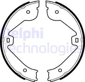 Delphi LS1995 - Kit ganasce, Freno stazionamento autozon.pro