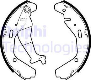 Delphi LS1990 - Kit ganasce freno autozon.pro